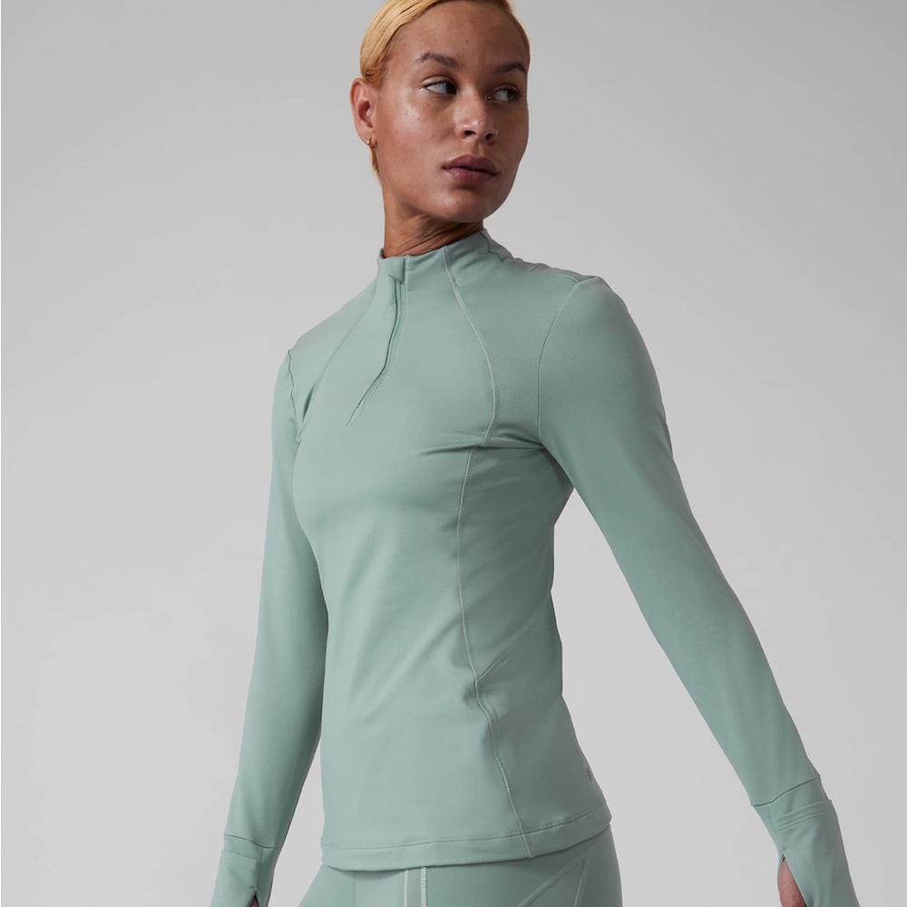NWT Athleta Whistler Half Zip | Size Small